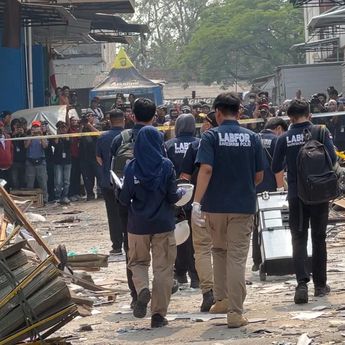 Ditemukan Gas Etilen 52 Kg di Lokasi Ledakan Pasar Cimanggis