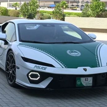 Bukan Sekadar Gaya, Lamborghini Temerario Hybrid Jadi Andalan Polisi Dubai