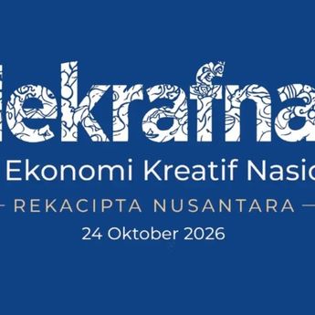 Hari Ekonomi Kreatif Nasional 2026 Digelar Serentak di 8 Daerah