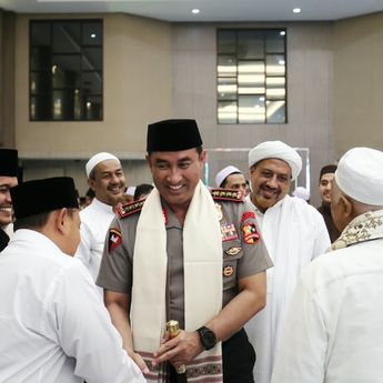 Kapolri Silaturahmi dengan Ulama se-Jatim, Ajak Perkuat Sinergi Jaga Kamtibmas
