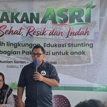 Rayakan HUT Presiden Prabowo, KNPS Indonesia Sosialisasikan Gerakan ASRI di Hunian Senen