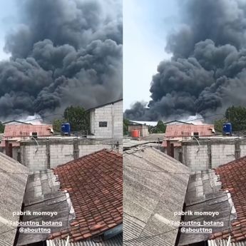 Gudang Momoyo di Tangerang Terbakar Hebat