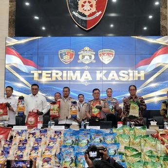 Daftar 5 Beras Fortifikasi Tak Sesuai Label yang Disita Bareskrim Polri