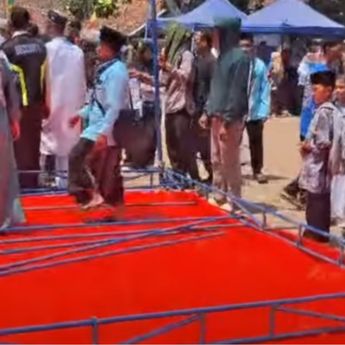 Lagi Acara Santri, Tenda Ambruk Peserta Luka-luka