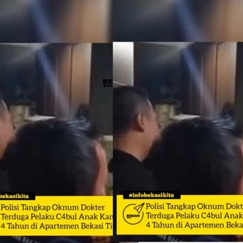 Terlalu! Dokter Tega Cabuli Anak Kandungnya Sendiri Usia 4 Tahun di Bekasi