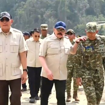 Menhan Sjafrie Pimpin Penertiban Tambang Emas Ilegal di Nabire