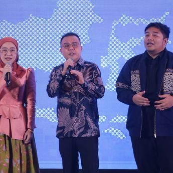 Penuh Khidmat, Ketika Dasco, Kapolri dan Kawendra Nyanyikan Tanah Airku di HEKRAFNAS 2026