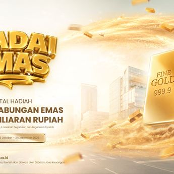Pegadaian Kembali Gelar Program "Badai Emas 2026", Hadiah 1,88 Kilogram Emas Spesial Untuk Nasabah