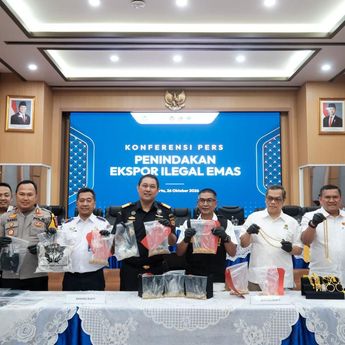 Bea Cukai Gagalkan Ekspor Ilegal Emas 25,88 Kg Senilai Rp61,95 Miliar