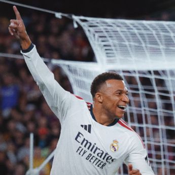 Real Madrid Libas Barcelona Skor 2-1, Mbappe Cetak Brace