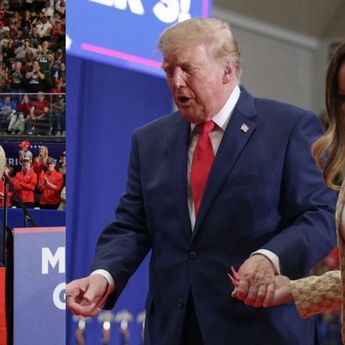 Trump Puji Penampilan Nicki Minaj saat Tampil Bersama di Michigan