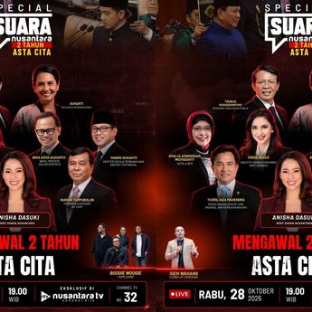 Suara Nusantara Spesial 2 Tahun Asta Cita, Yusril hingga Bima Arya Bakal Hadir