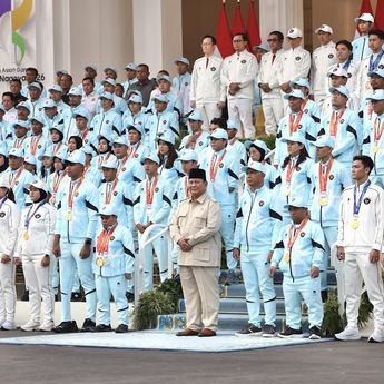 Presiden Prabowo Tepati Janji, Peraih Emas Asian Games Terima Bonus Rp3 Miliar