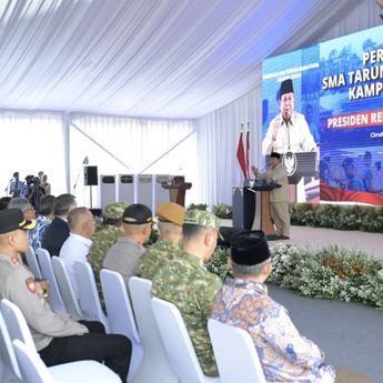 Prabowo Resmikan SMA Taruna Nusantara Kampus Cimahi