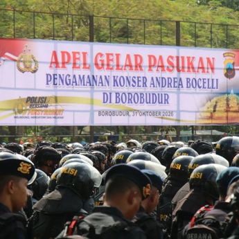 Polda Jateng Siapkan 3.229 Personel Amankan Konser Andrea Bocelli di Borobudur