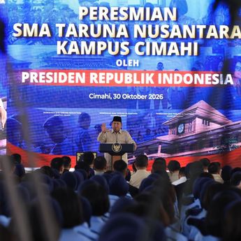 Presiden Prabowo Ingin SMA Taruna Nusantara Cimahi Cetak Pemimpin Jujur dan Cinta Tanah Air