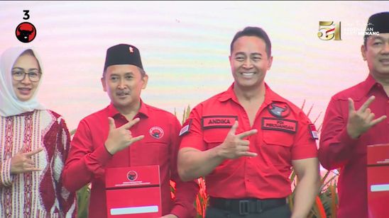 Andika Perkasa-Hendrar Resmi Diusung PDIP Maju Pilkada Jawa Tengah, Lawan Ahmad Luthfi-Taj Yasin