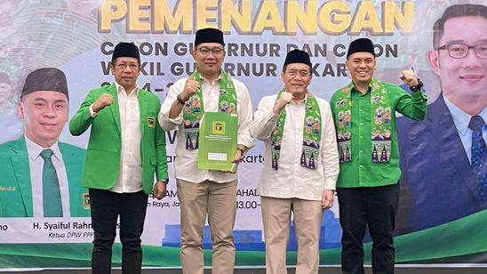 Hari Ini Ridwan Kamil dan Pramono Daftar ke KPUD Jakarta