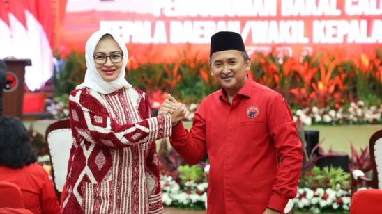 Airin Rachmi Diany-Ade Sumardi Resmi Diusung PDIP Maju Pilgub Banteng, Siap Tumbangkan KIM