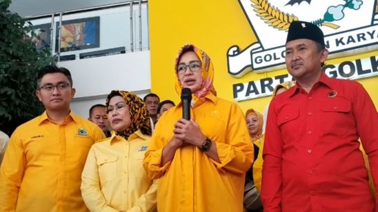 Kembali Didukung Golkar, Airin Rachmi Diany Ucap Terima Kasih ke PDIP