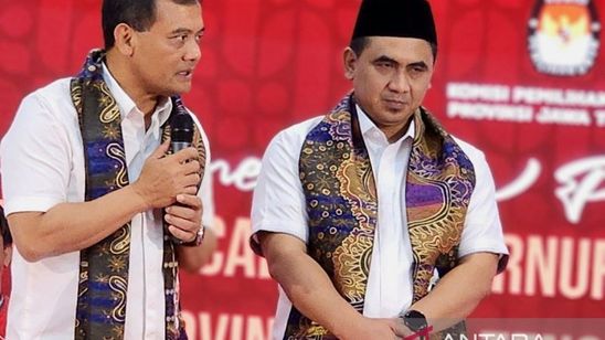 Luthfi-Taj Yasin Daftar ke KPU Berbekal 13,7 Juta Suara Pemilih