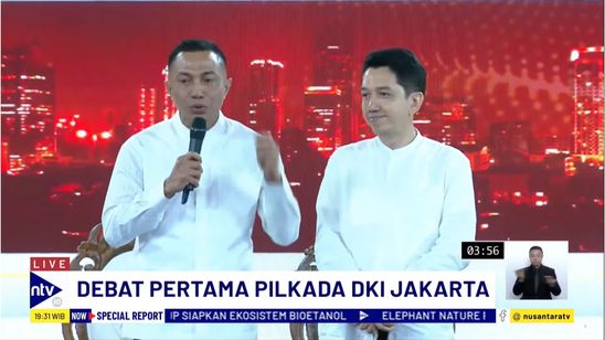 Debat Keamanan Siber, Dharma Pongrekun Suruh Pramono Jadi Presiden