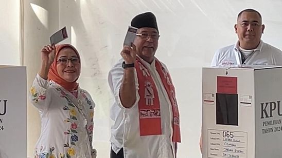 Rano Karno Usai Nyoblos: Alhamdulillah Nggak Berasa Suntiknya