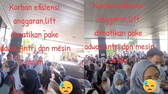 PNS Ngeluh Gegara Lift Kantor Kena Efisiensi Anggaran Pemerintah