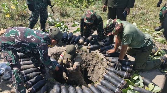 Penampakan Amunisi Kedaluwarsa Sebelum Ledakan Maut Tewaskan 13 Orang di Garut