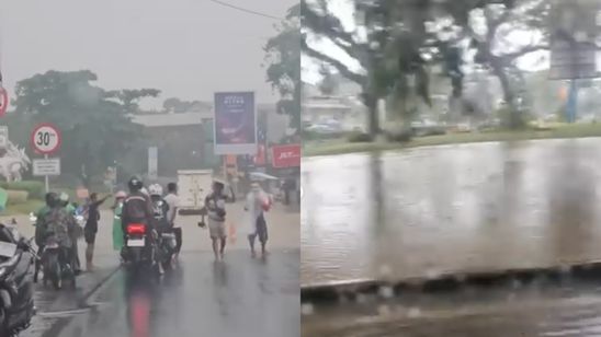 Bintaro dan Ciputat Terendam Banjir, Lalu Lintas Tangsel  Lumpuh di Sejumlah Titik