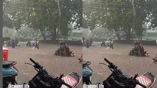 Tangerang Selatan Kembali Diterjang Banjir Sore Ini