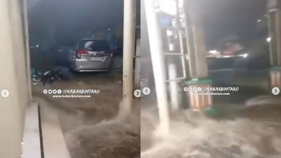 Banjir Melanda Pasar Ceger dan Tamanmangu, Ketinggian Air Terus Bertambah