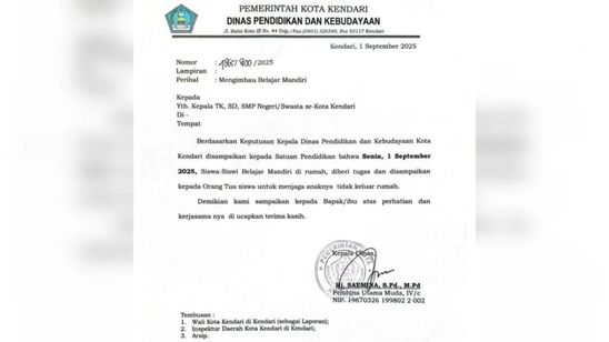 Antisipasi Demo, Pemkot Kendari Liburkan Seluruh SD, SMP dan Madrasah