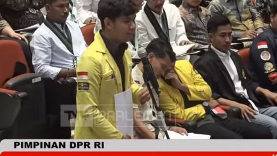 Dasco Terima Mahasiswa di Gedung DPR, Dengar Aspirasi