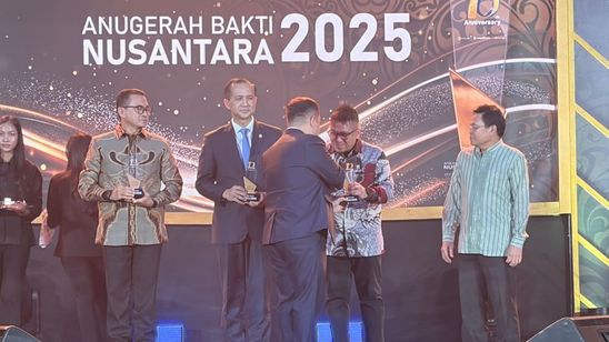 PT PLN Energi Primer Indonesia Raih Anugerah Bakti Nusantara 2025 Bidang Penggerak Ekonomi