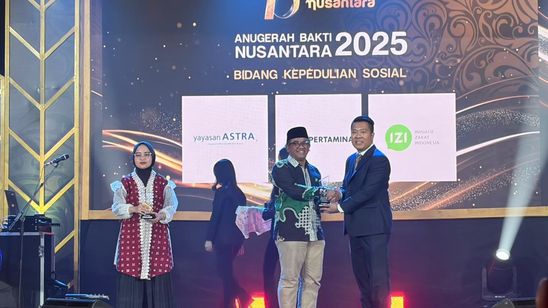 Inisiatif Zakat Indonesia Raih Anugerah Bhakti Nusantara 2025 untuk Kategori Kepedulian Sosial