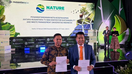 Nusantara TV dan CSWM UI Teken MoU di NATURE 2026, Perkuat Kolaborasi Isu Keberlanjutan dan Pengelolaan Sampah