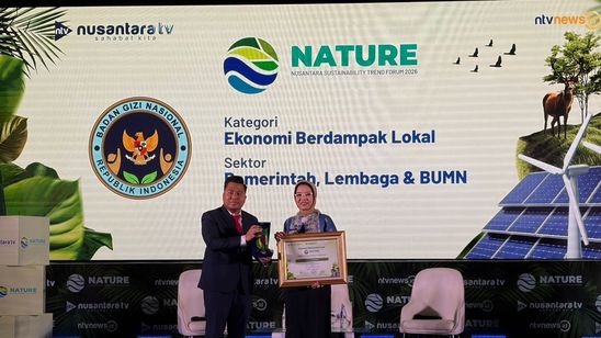 BGN Raih Nusantara Sustainability Award 2026 Kategori Ekonomi Berdampak Lokal