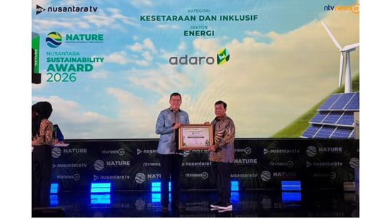Adaro Andalan Indonesia Raih Nusantara Sustainability Award 2026 Kategori Kesetaraan dan Inklusi Sektor Energi