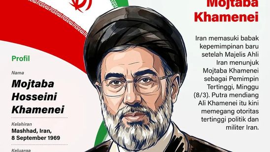 Infografik: Mojtaba Khamenei Resmi Jadi Pemimpin Tertinggi Iran