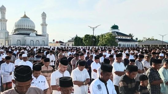 Ribuan Pengikut Syattariyah di Nagan Raya Rayakan Idul Fitri dengan Hisab Bilangan Lima