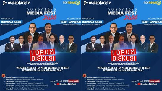 Forum Diskusi Nusantara Media Fest 2026: Menjaga Kedaulatan Media Nasional di Tengah Tekanan Perjanjian Dagang Global