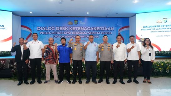 Jelang May Day, Polda Metro Gelar Dialog dengan Buruh