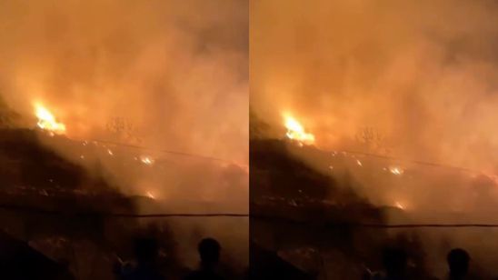 TPA Cipayung Depok Kebakaran, Kobaran Api Disertai Asap Hitam Pekat Bikin Geger Warga