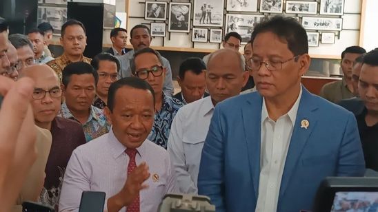 Bahlil Temui Purbaya Bahas Penyaluran Subsidi BBM