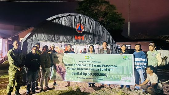 Respons Cepat Gempa NTT, Pegadaian Salurkan Bantuan Tanggap Darurat Melalui Program Pegadaian Peduli