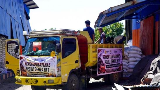 BNPB Salurkan 1.954 Ton Bantuan untuk Korban Gempa NTT