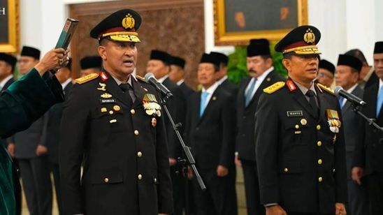 Prabowo Lantik Jenderal Suyudi Ario Seto sebagai Kapolri