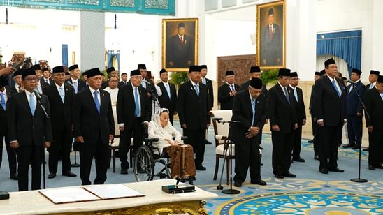 Sah! Prabowo Lantik Praktikno Jadi Ketua Wantimpres dan Hatta Rajasa Wakil