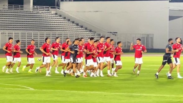 Timnas Indonesia Latihan di GBK Jelang Lawan China